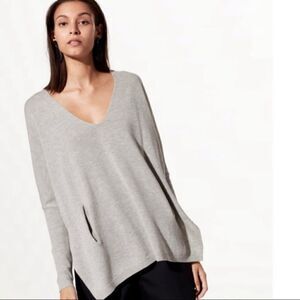 Babaton Linen Blend V-Neck Sweater